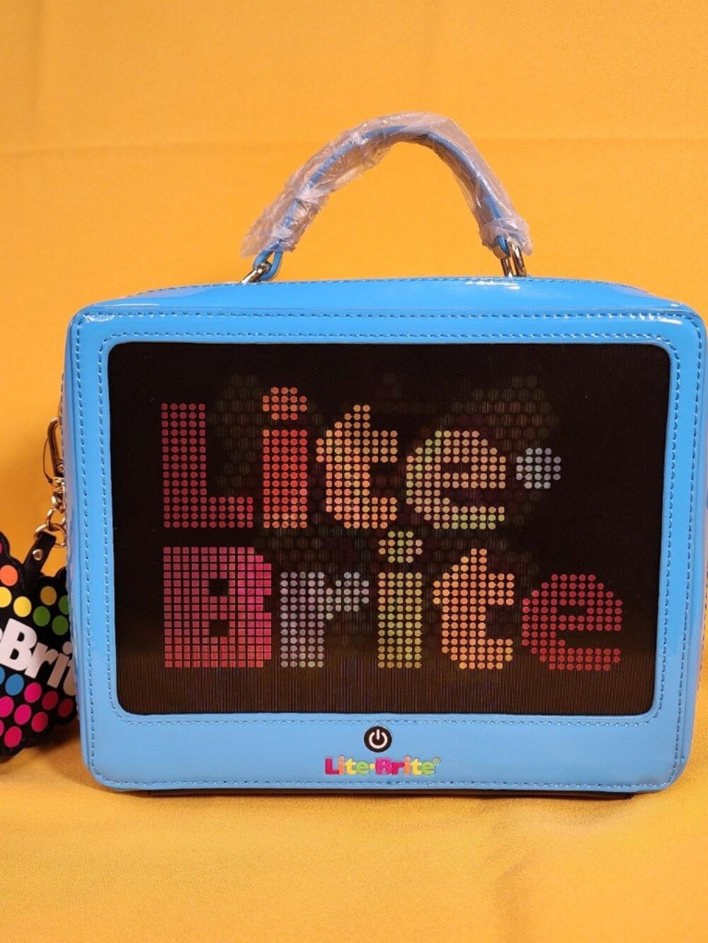 Loungefly Lite-Brite Lenticular Glow Crossbody Handbag with Coin Bag NEW